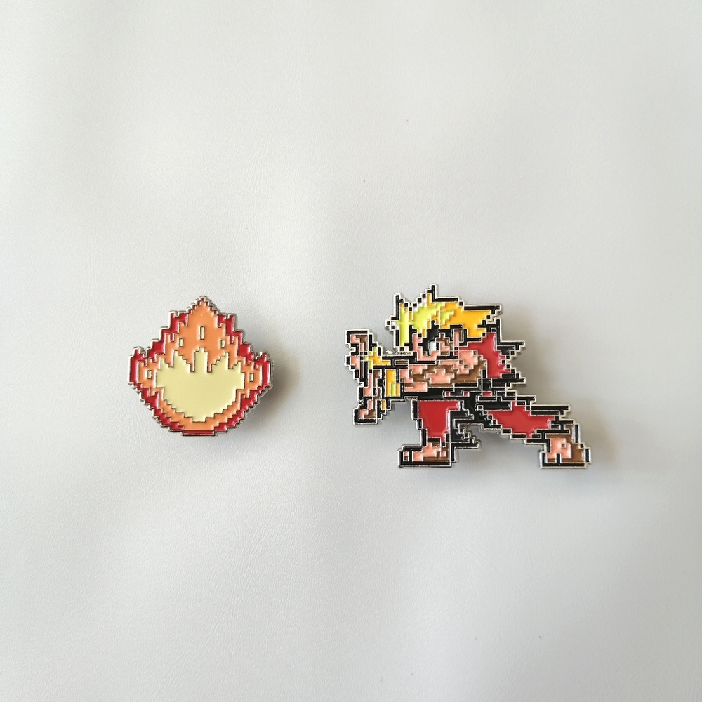 📍2/20$ Street Fighter Ken Enamel Pin NWOT